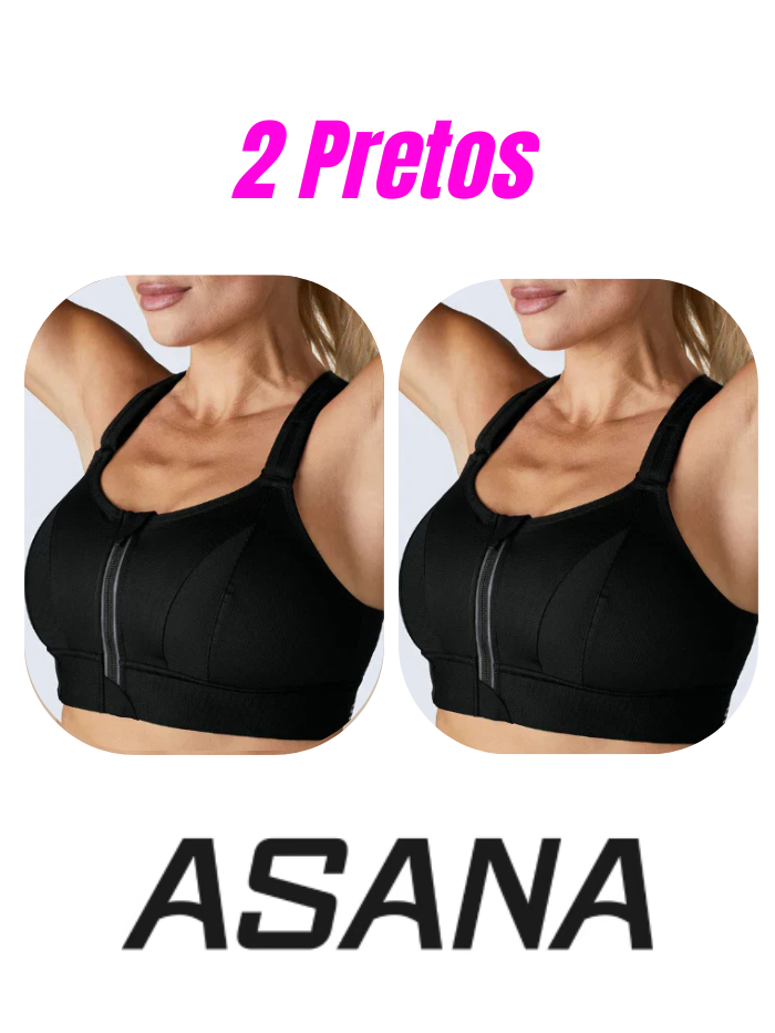 Top Esportivo de Alta Sustentação (Kit com 2 Unidades + 3 Brindes Exclusivos) - Frete Grátis para todo o Brasil!