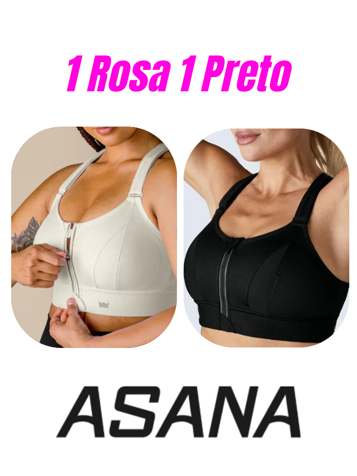 Top Esportivo de Alta Sustentação (Kit com 2 Unidades + 3 Brindes Exclusivos) - Frete Grátis para todo o Brasil!