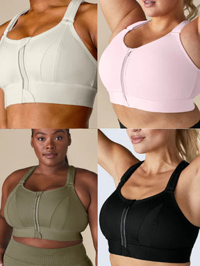 Top Esportivo de Alta Sustentação (Kit com 4 Unidades + 3 Brindes Exclusivos) - Frete Grátis para todo o Brasil!