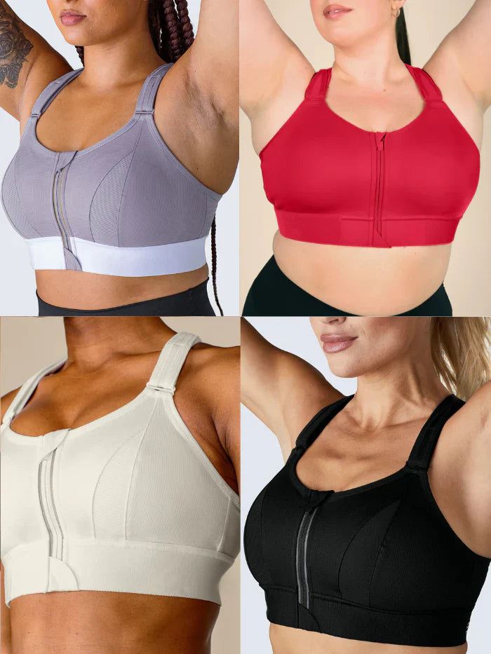 Top Esportivo de Alta Sustentação (Kit com 4 Unidades + 3 Brindes Exclusivos) - Frete Grátis para todo o Brasil!