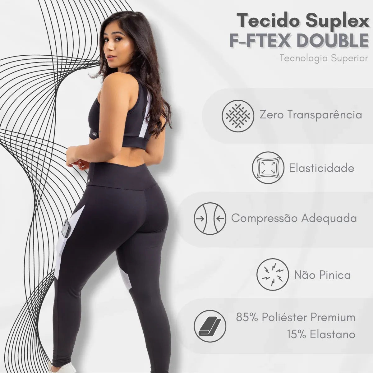 Legging Waist Zero Transparência - Asana
