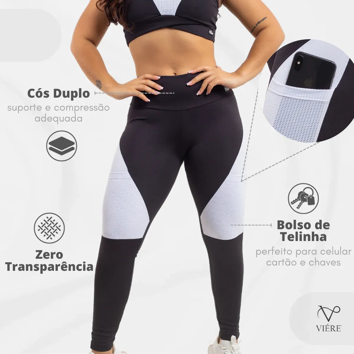 Legging Waist Zero Transparência - Asana