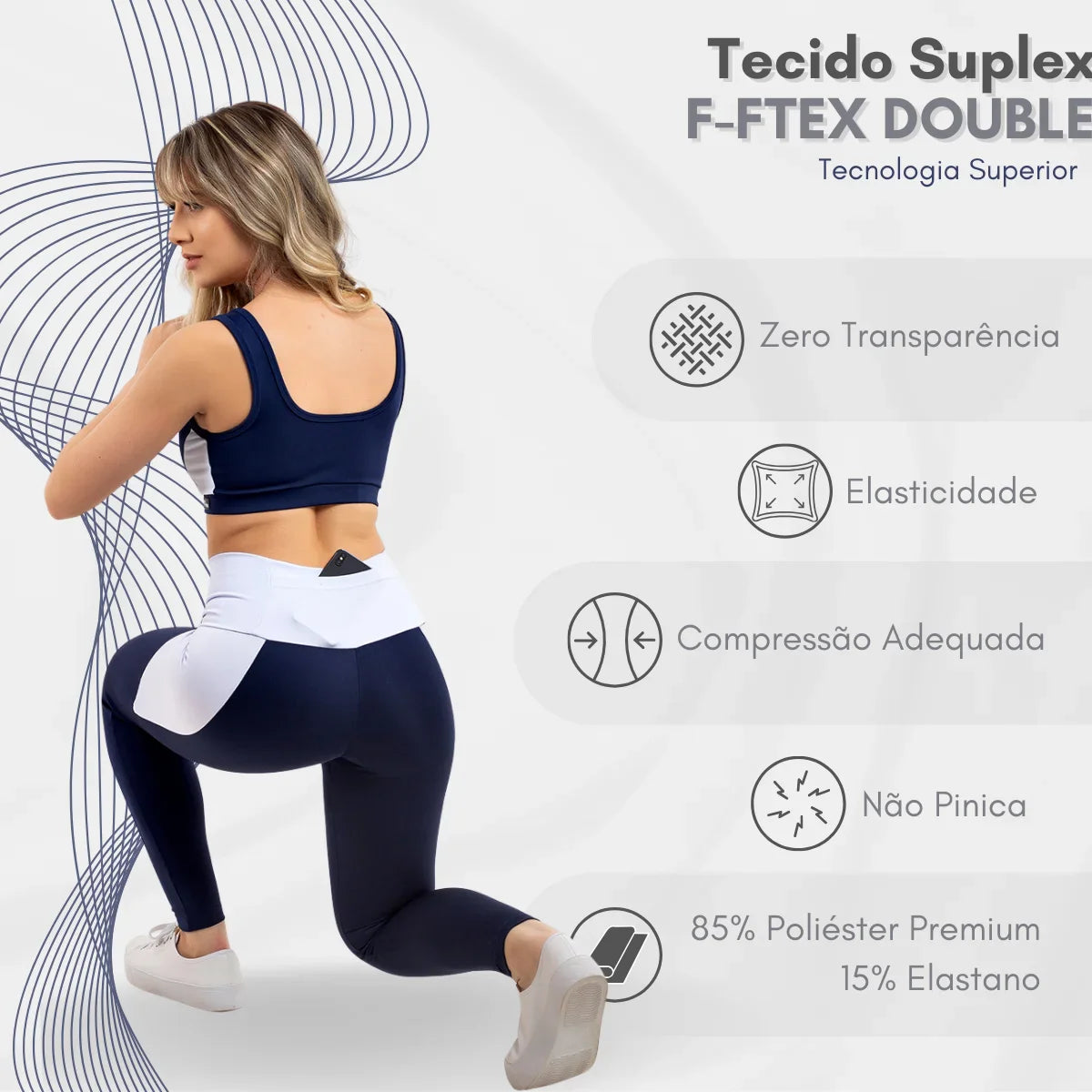 Legging Fitness Zero Transparência - Asana