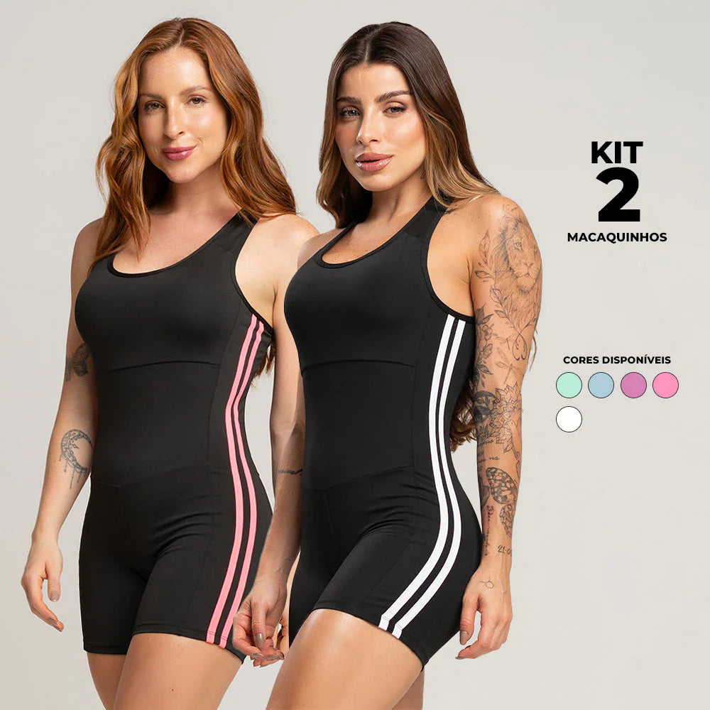 Macaquinho Fitness de Alta Compressão (Compre 1 e Leve 2)