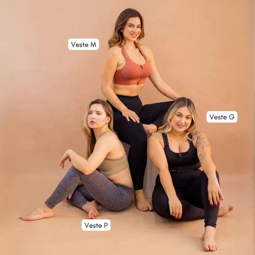 Top Esportivo de Alta Sustentação (Kit com 2 Unidades + 3 Brindes Exclusivos) - Asana